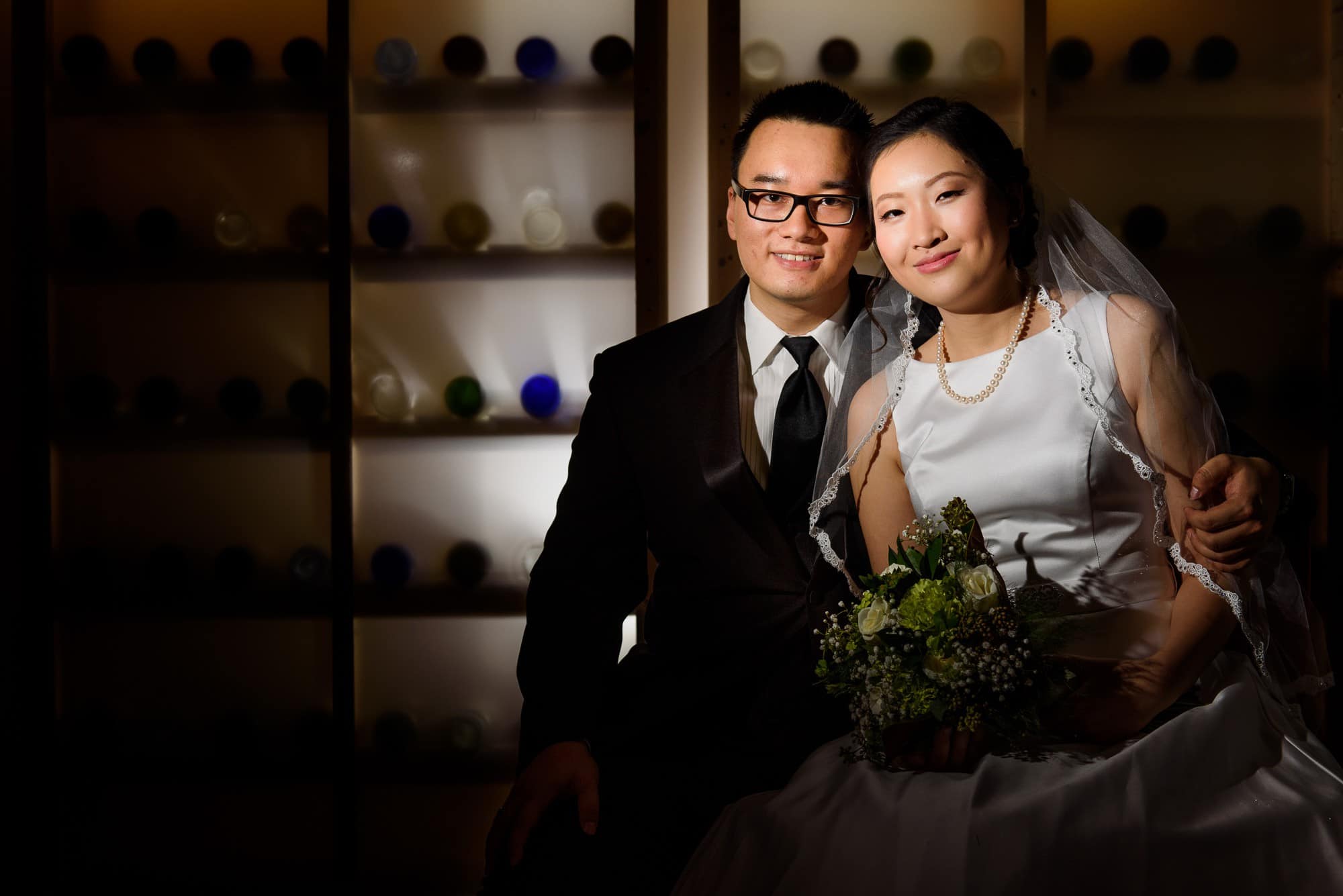 grand rapids indoor winter wedding photographer