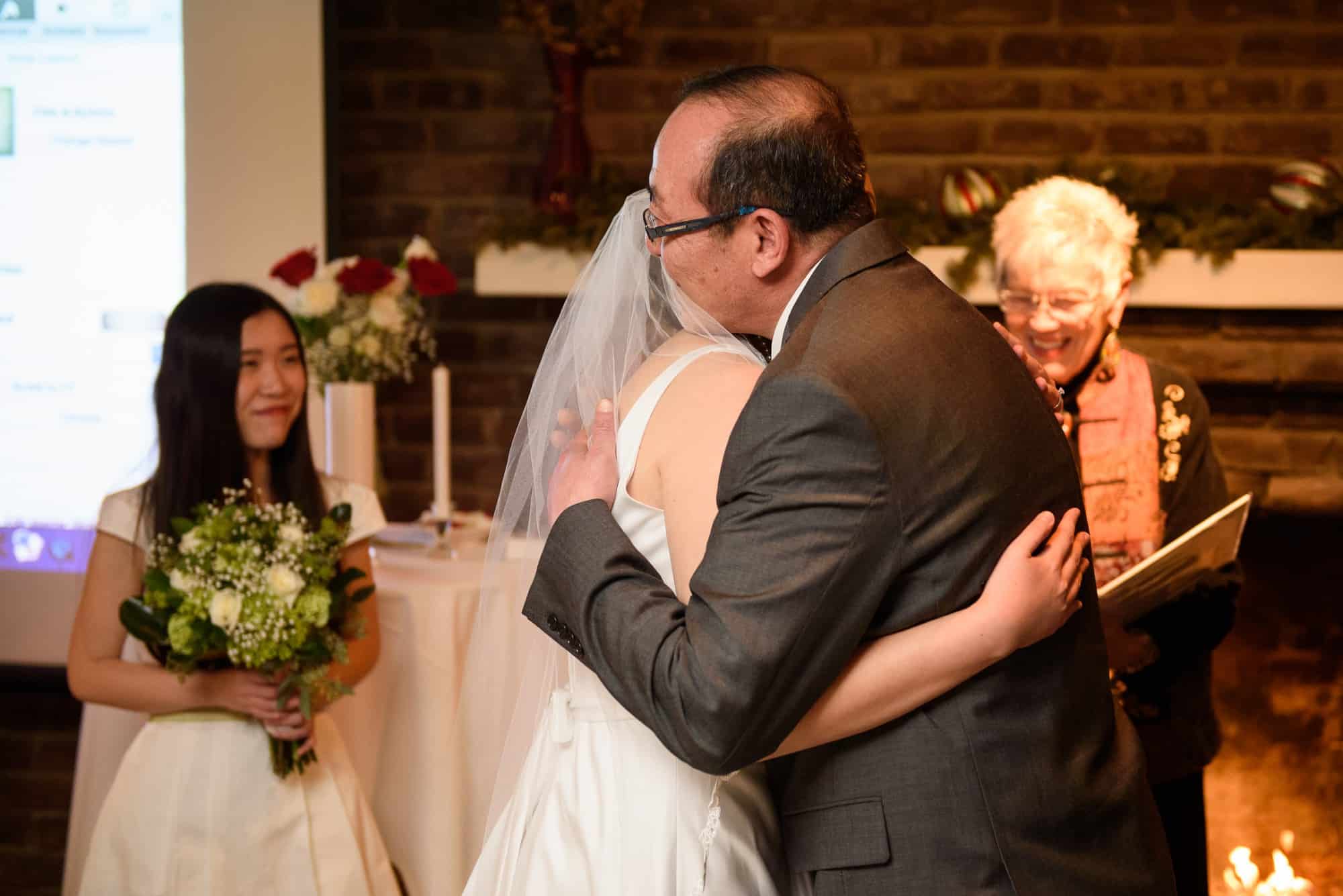 grand rapids indoor winter wedding photographer