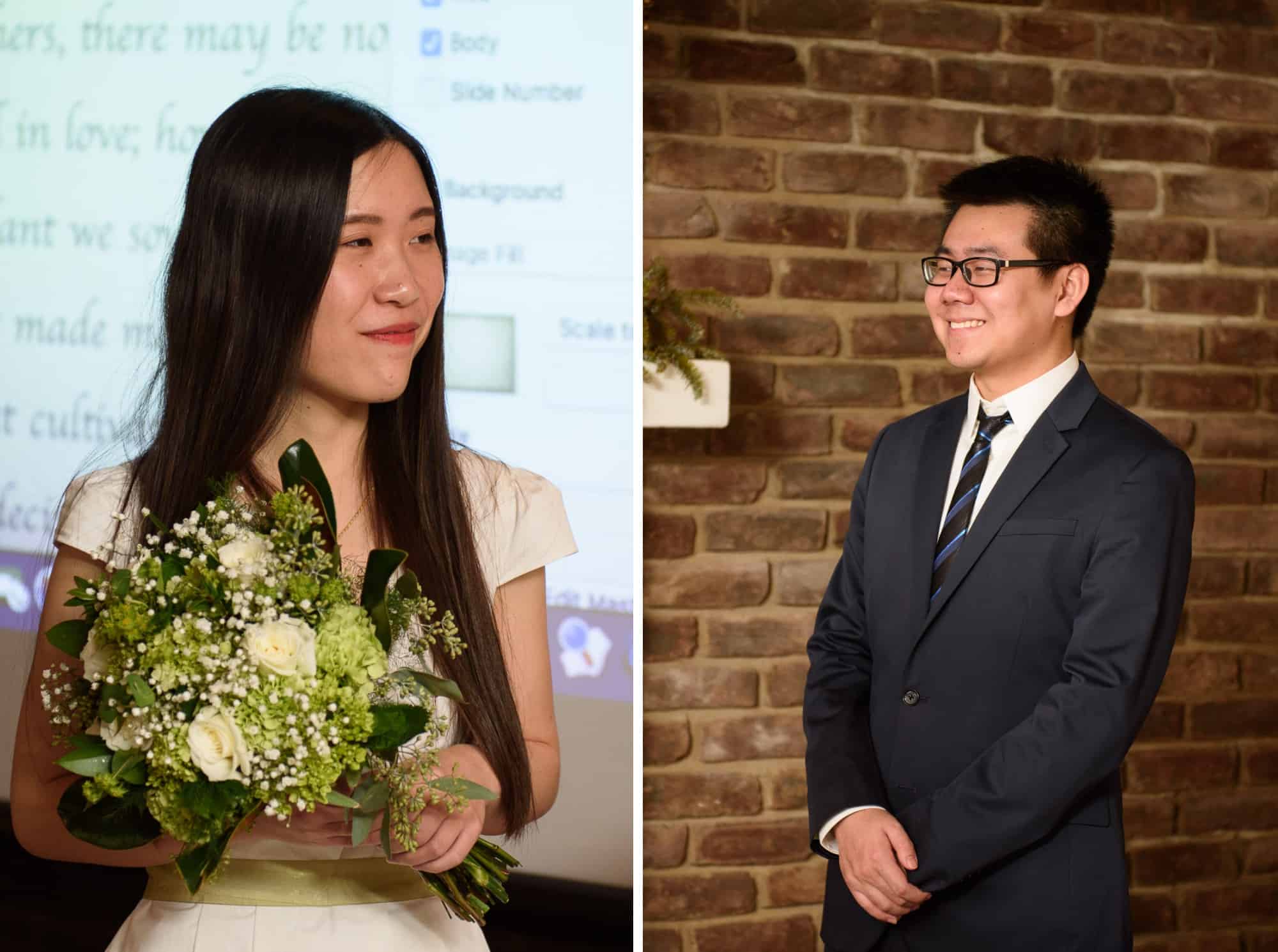 grand rapids indoor winter wedding photographer